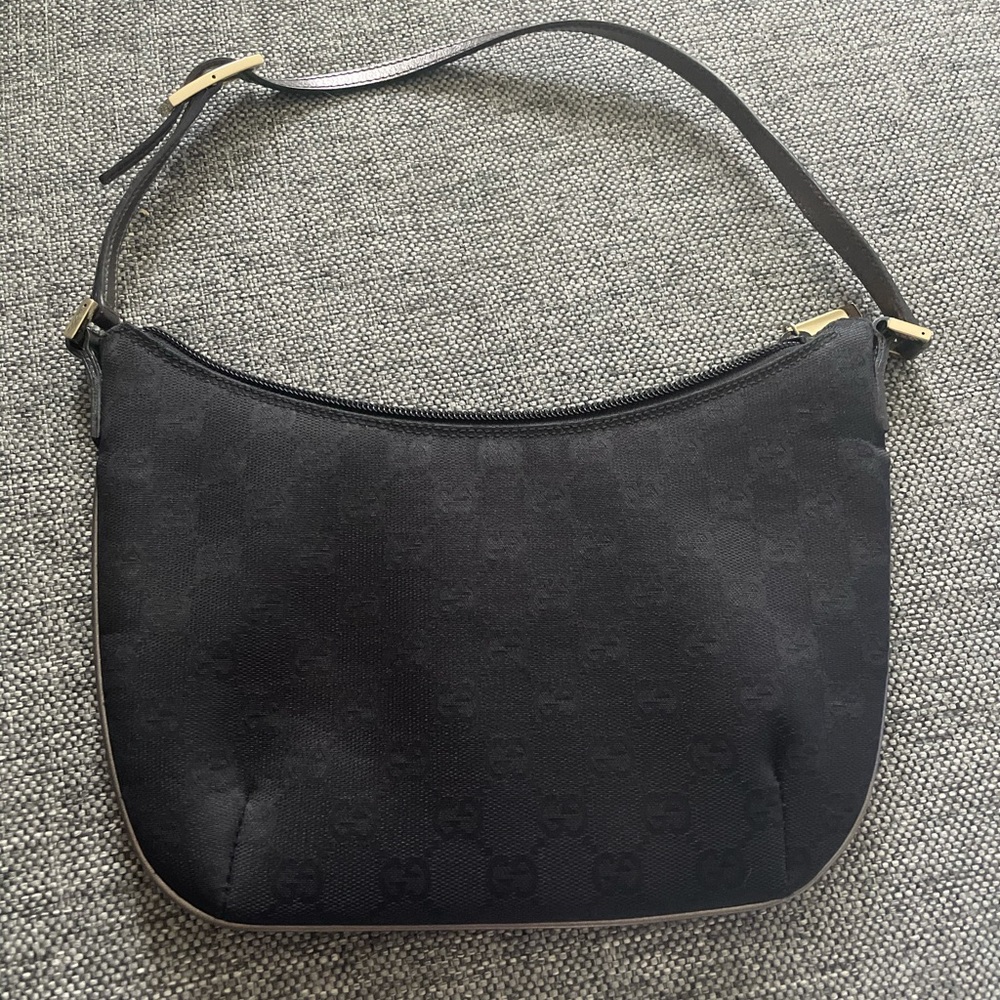 Gucci small Jackie-o black monogram bag